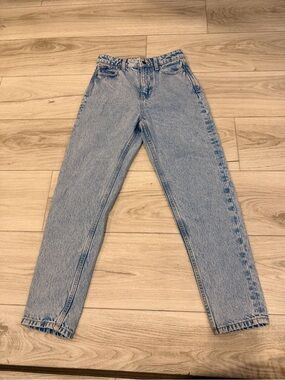 Zara Light Blue Boyfriend Jeans